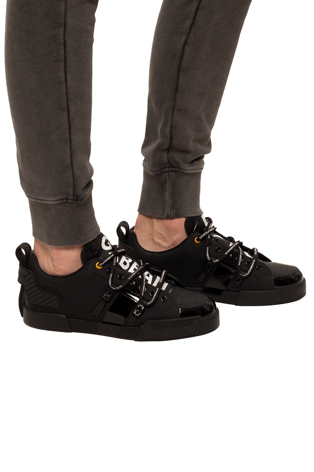 Dolce and gabbana black clearance sneakers